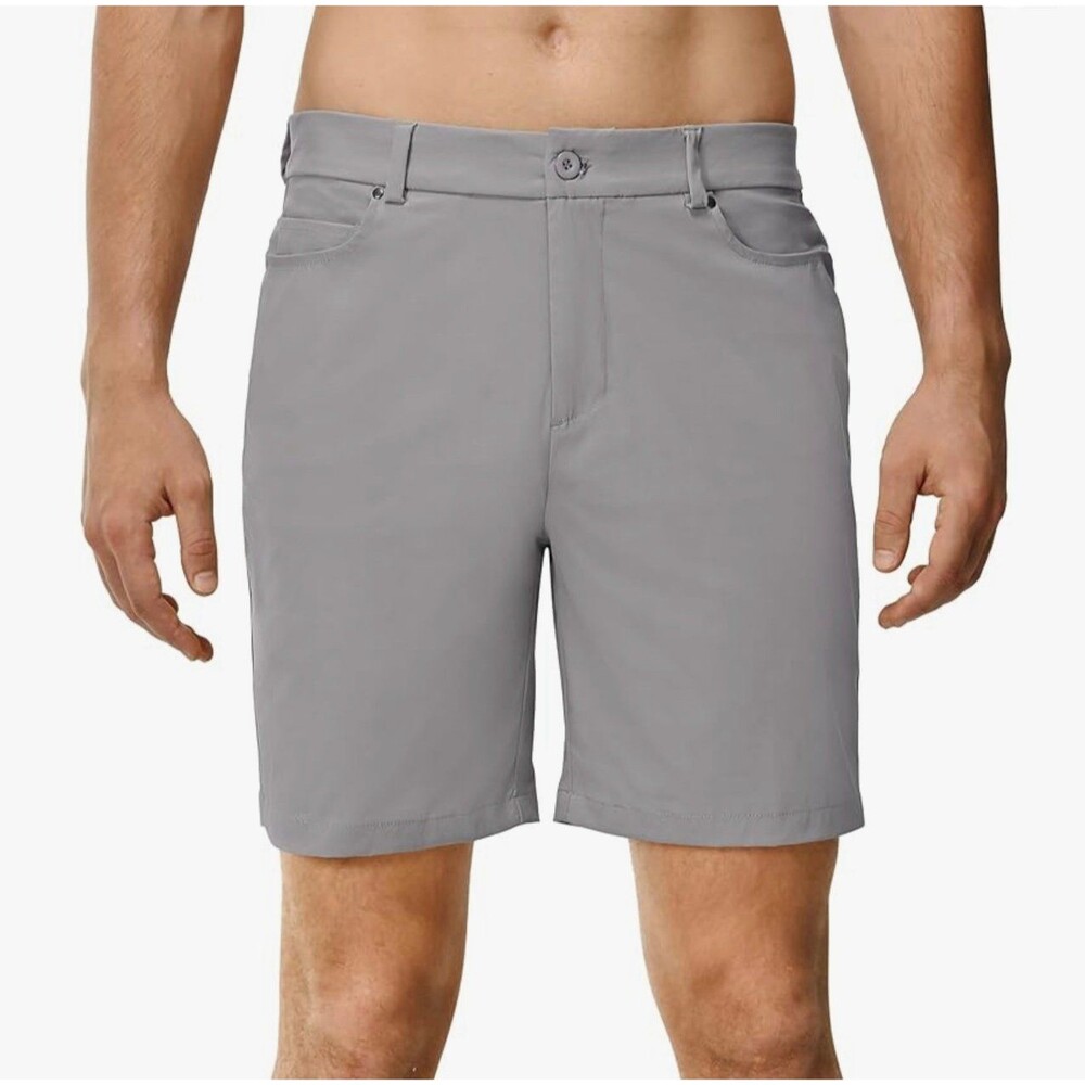 Blutown 7" Stretch Dry Fit Lightweight Golf Shorts Gray Size 40 New With Tags